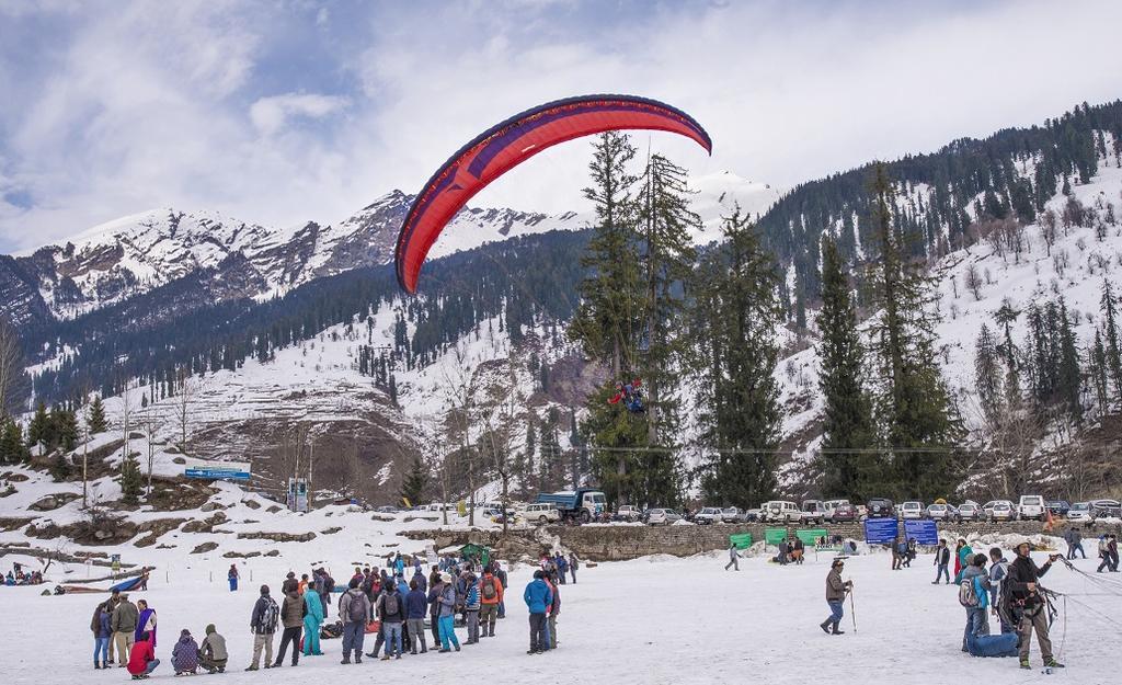 Solang Valley Resort Manāli Exteriér fotografie